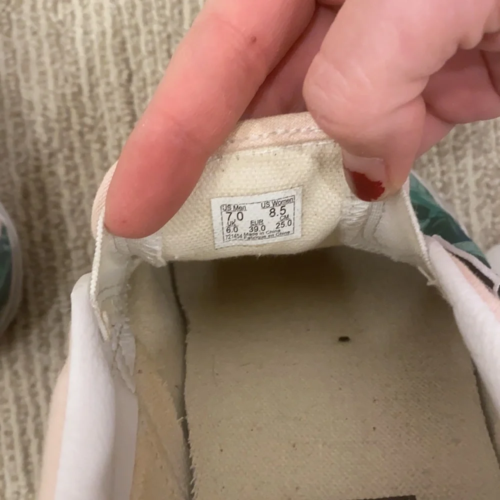 Custom Asher Palm Leaves Slip-ons - Picture 7 of 8